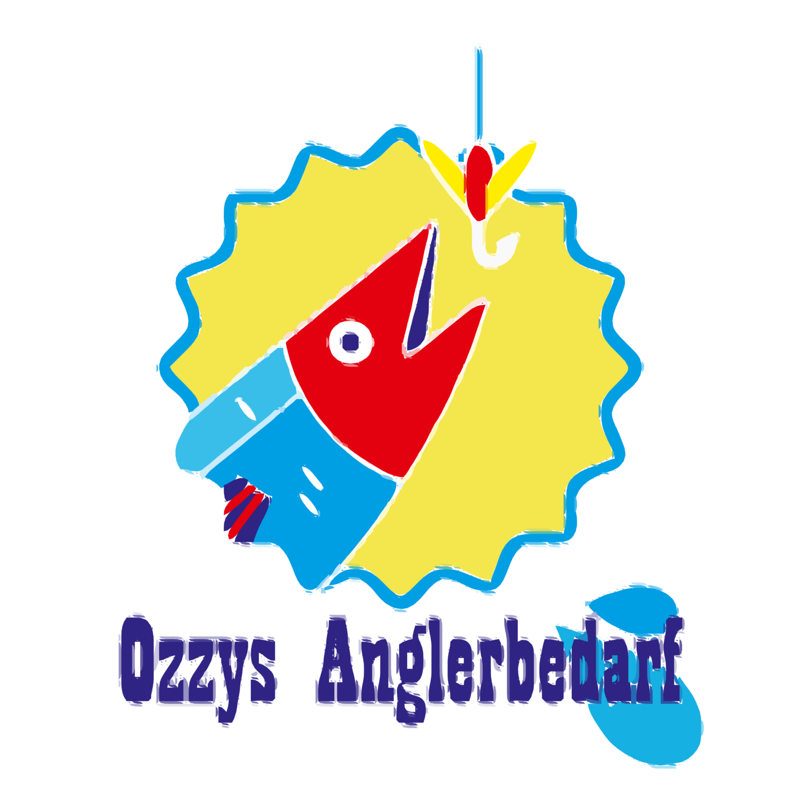 Logo Ozzys Anglerbedarf - Autotracer, sehr detailliert | BANNERKÖNIG